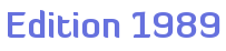 Edition 1989